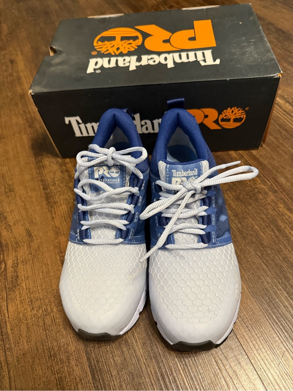 Timberland Blue and White Sneakers